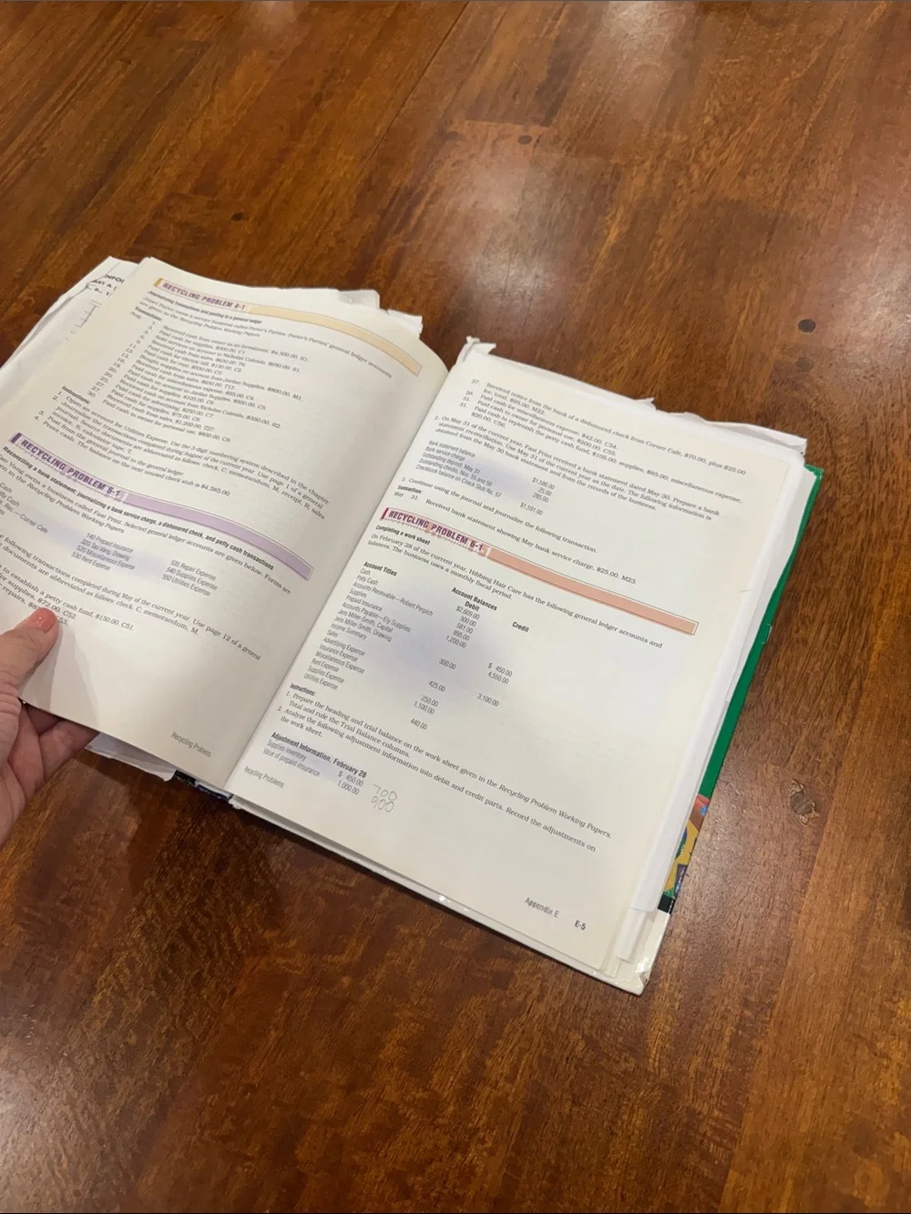 Accounting Textbook and Workbook Set 2000s